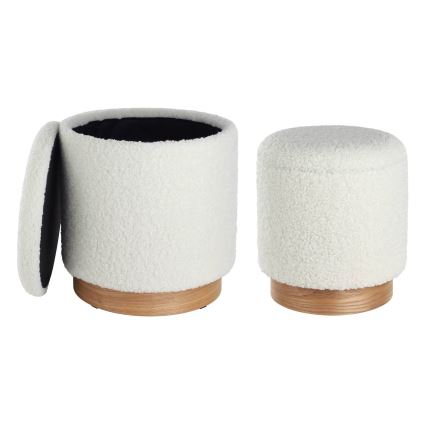 Eglo - SET 2x Tabure pr. 30,5/37 cm bela