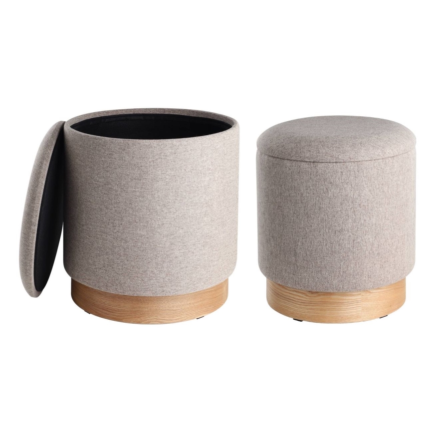 Eglo - SET 2x Tabure pr. 30,5/37 cm rjava