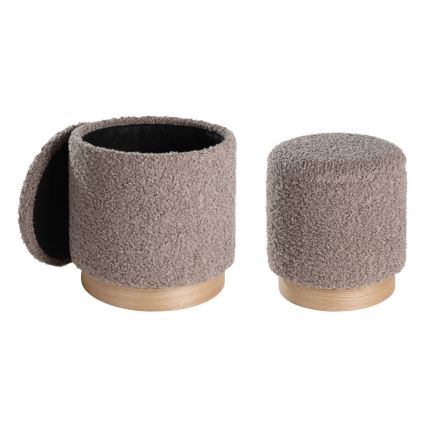 Eglo - SET 2x Tabure pr. 31,5/38,5 cm rjava