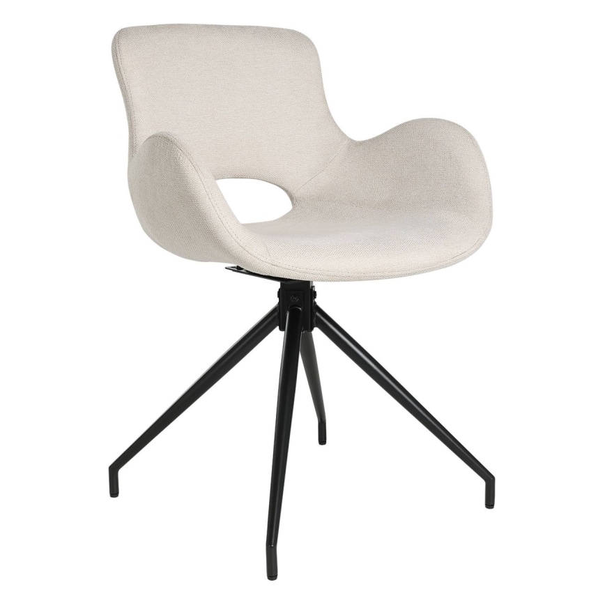 Eglo - Jedilni stol 82x58 cm krem barva/črna