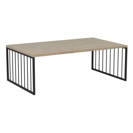 Eglo 424801 - Klubska mizica AUKSIDE 53,5x100 cm rjava/črna