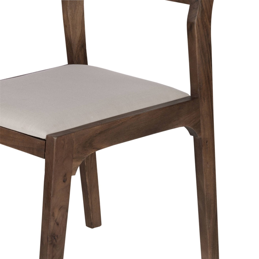 Eglo - Jedilni stol 84x55 cm rjava/krem barva