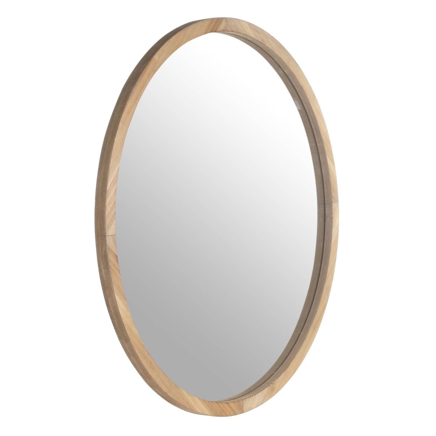 Eglo - Stensko ogledalo pr. 70 cm rjava