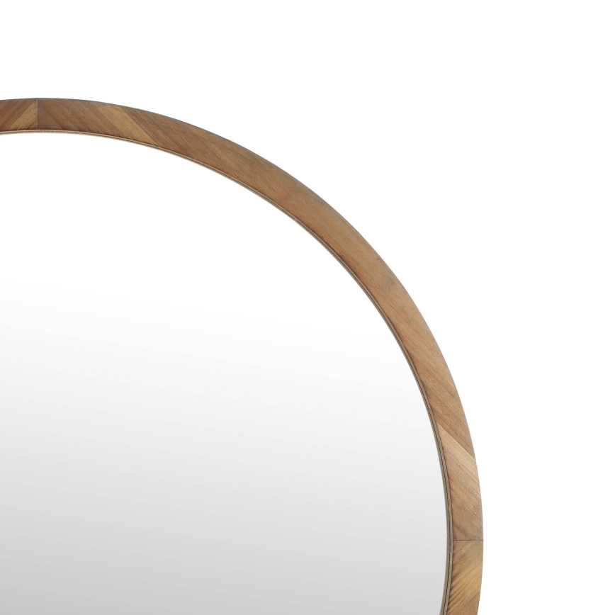 Eglo - Stensko ogledalo pr. 70 cm rjava
