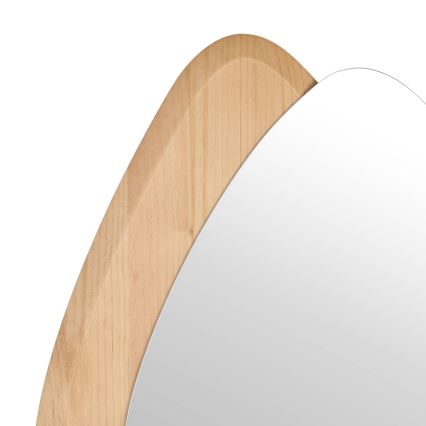 Eglo 425049 - Stensko ogledalo LIOMA 68x48 cm smreka/bež
