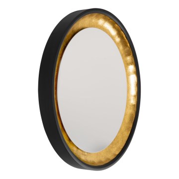 Eglo 425062 - Stensko ogledalo BONTANG, premer 90 cm, črno/zlato