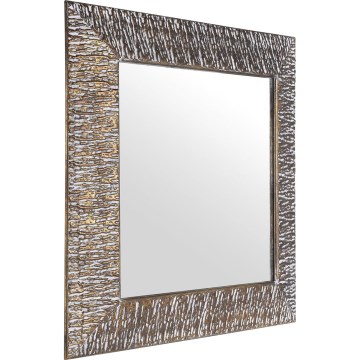 Eglo 425075 - Stensko ogledalo TOAMASINA 70x70 cm bronasto