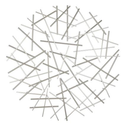 Eglo -  Stenska dekoracija pr. 81 cm mat krom