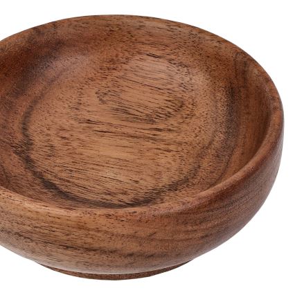 Eglo - Lesena posoda pr. 10 cm rjava