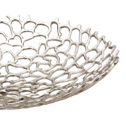 Eglo 427488 - Dekorativna skleda KIMITSU, premer 45 cm, srebrna