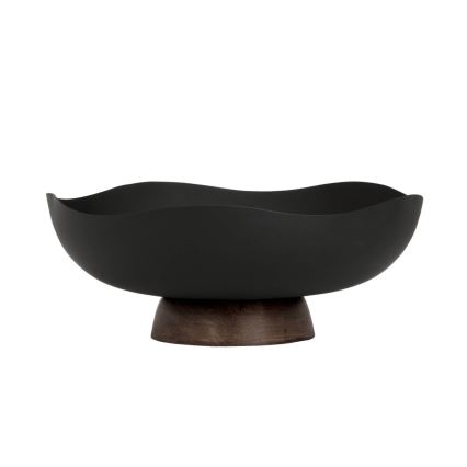 Eglo - Okrasni pladenj pr. 25 cm črna
