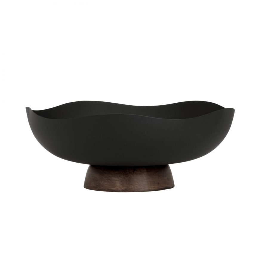 Eglo - Okrasni pladenj pr. 25 cm črna