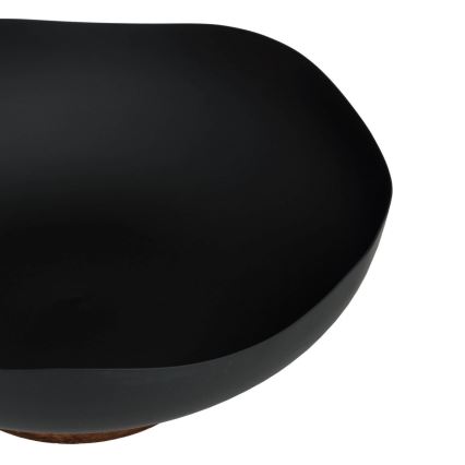 Eglo - Okrasni pladenj pr. 25 cm črna