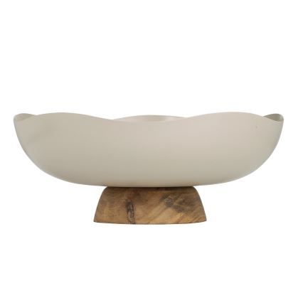 Eglo - Okrasni pladenj pr. 25 cm bež