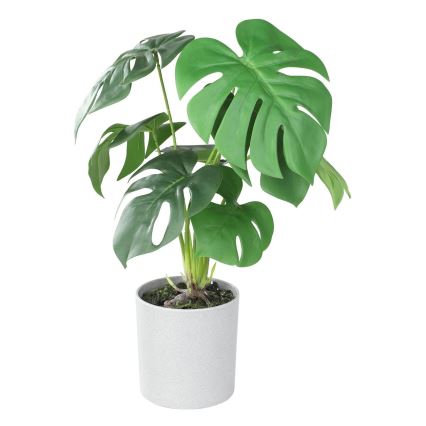 Eglo - Umetna rastlina v cvetličnem loncu 42x30 cm monstera