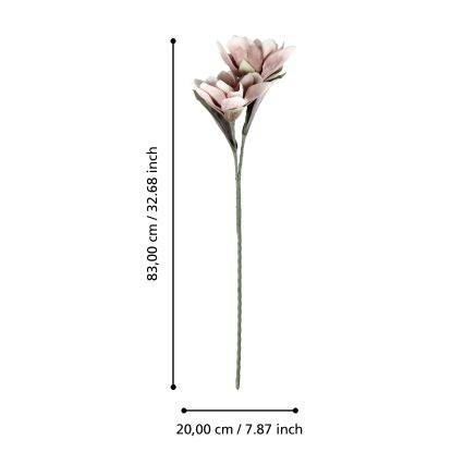 Eglo - Umetna roža 83 cm roza