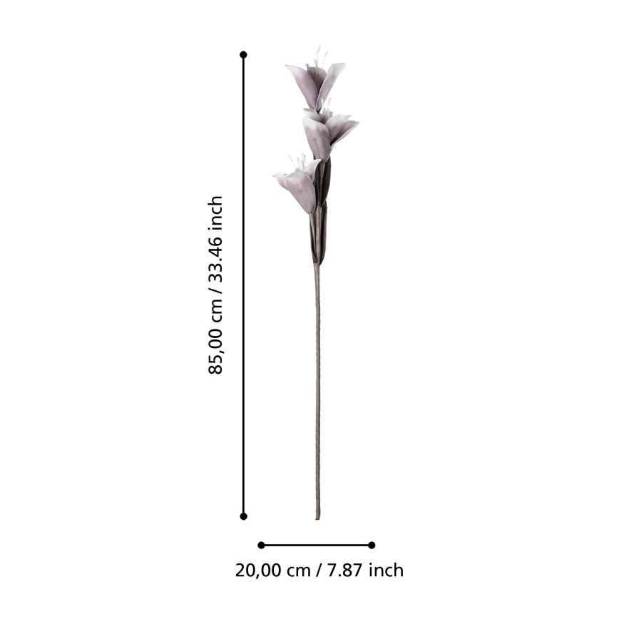 Eglo - Umetna roža 85 cm vijolična