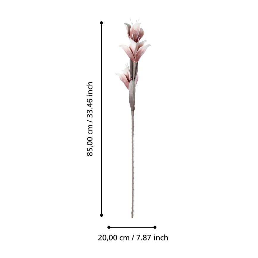 Eglo - Umetna roža 85 cm rdeča