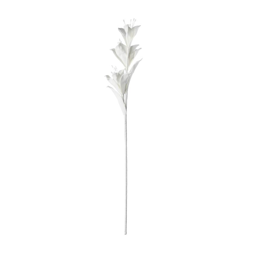Eglo - Umetna roža 85 cm bela