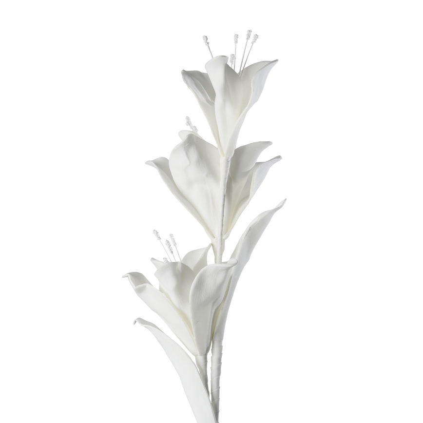 Eglo - Umetna roža 85 cm bela