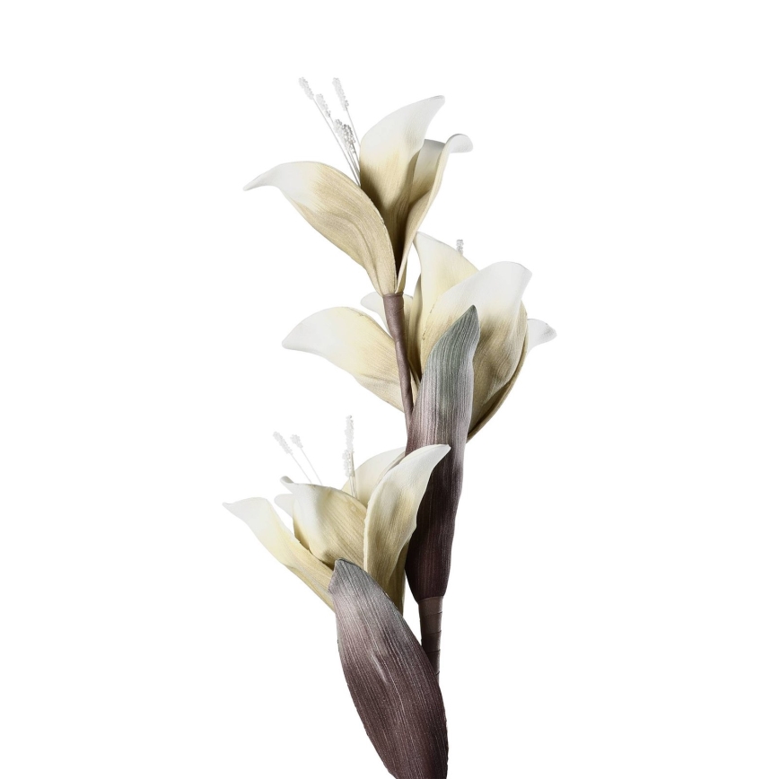 Eglo - Umetna roža 85 cm bela