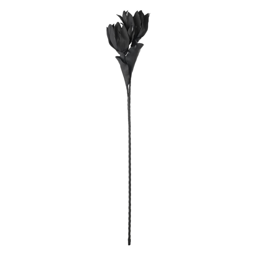 Eglo - Umetna roža 90 cm črna