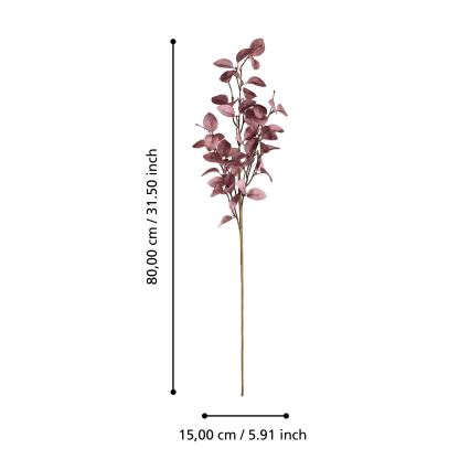 Eglo - Umetna roža 80 cm roza
