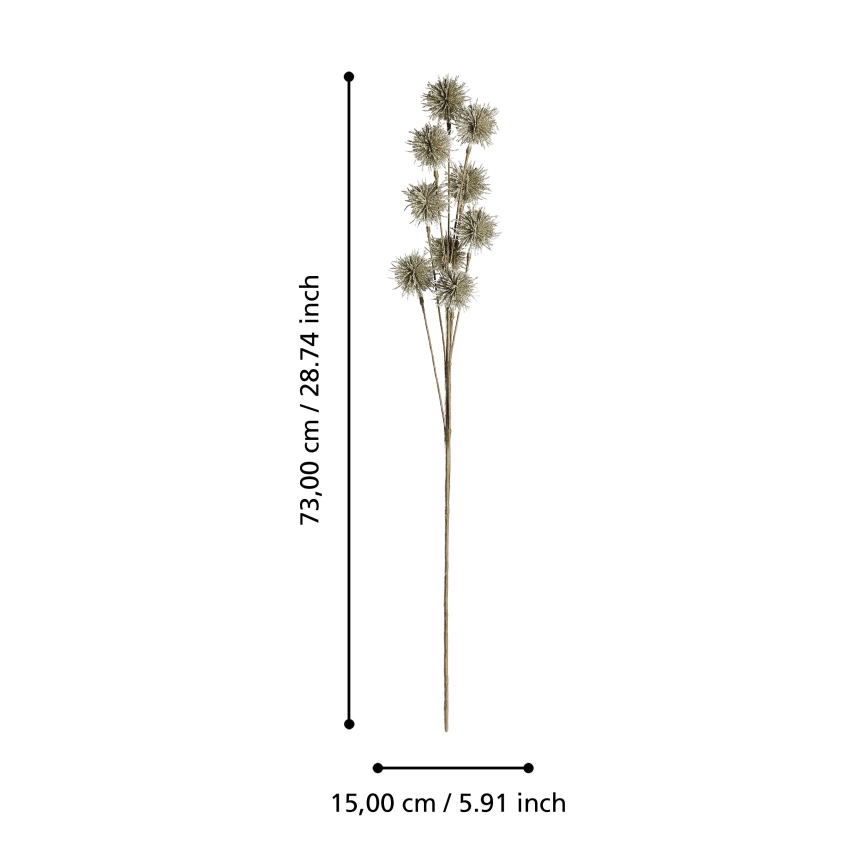 Eglo - Umetna roža 73 cm zlata