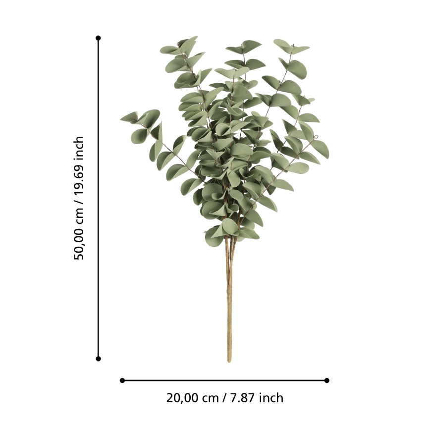 Eglo - Umetna roža 50 cm zelena