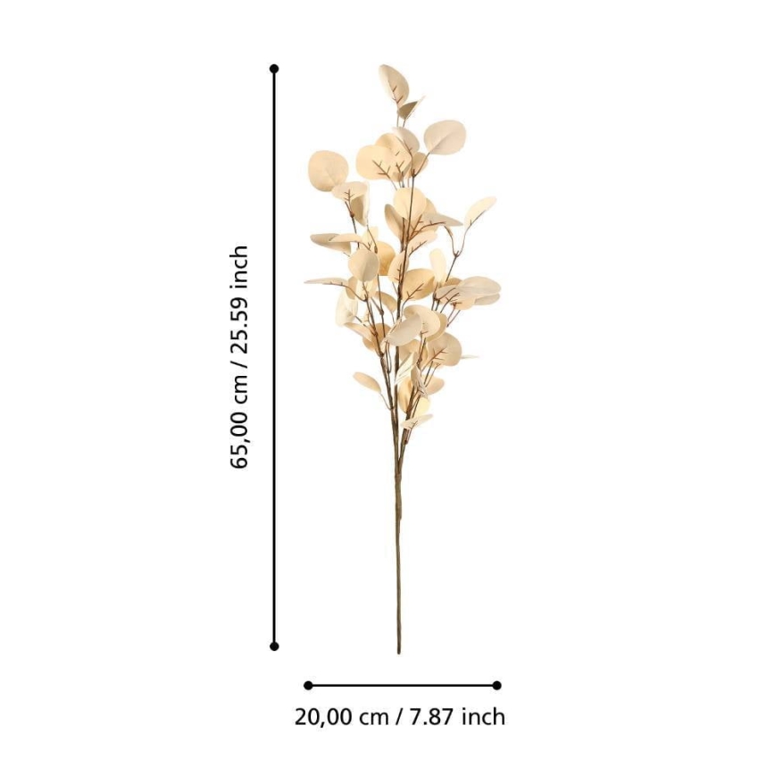 Eglo - Umetna roža 65 cm zlata