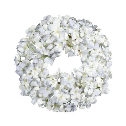 Eglo - Venec iz umetnih rož pr. 35 cm modra
