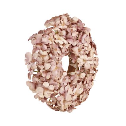 Eglo - Venec iz umetnih rož pr. 35 cm roza