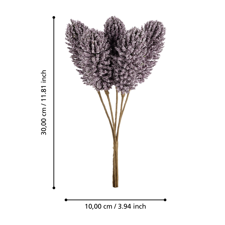 Eglo - Umetna roža 30 cm vijolična