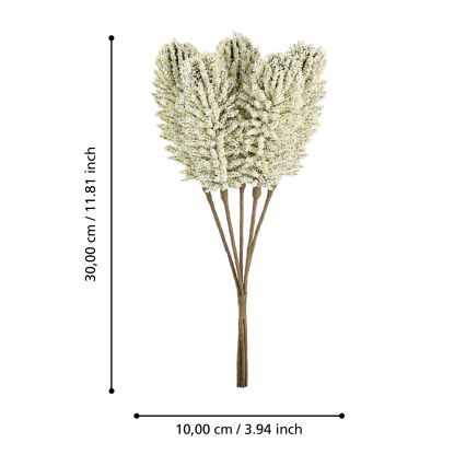 Eglo - Umetna roža 30 cm rumena