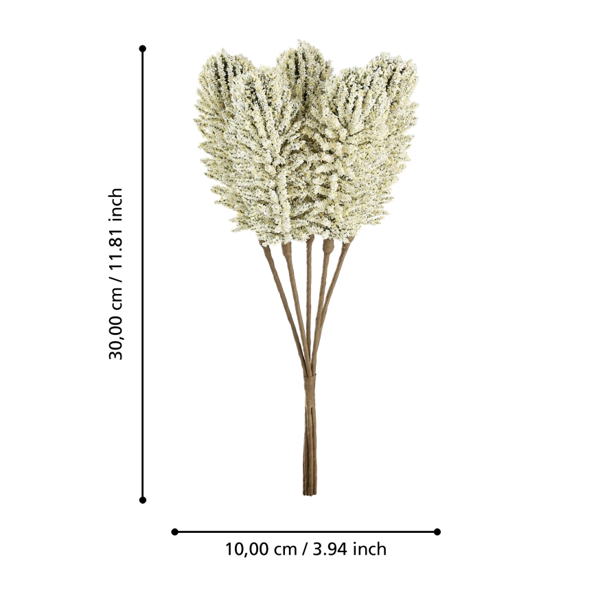 Eglo - Umetna roža 30 cm rumena