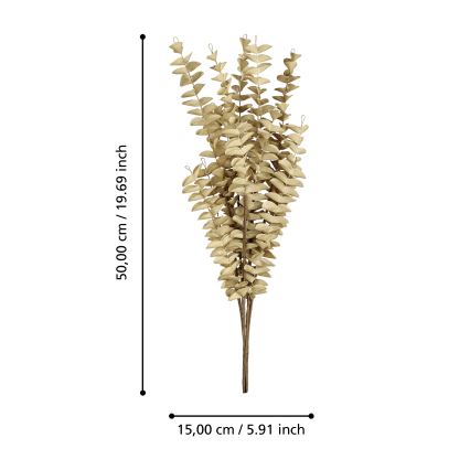 Eglo - Umetna roža 50 cm bež