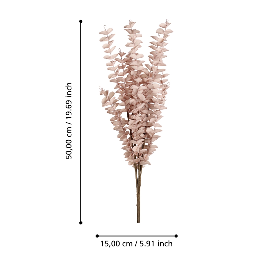 Eglo - Umetna roža 50 cm roza