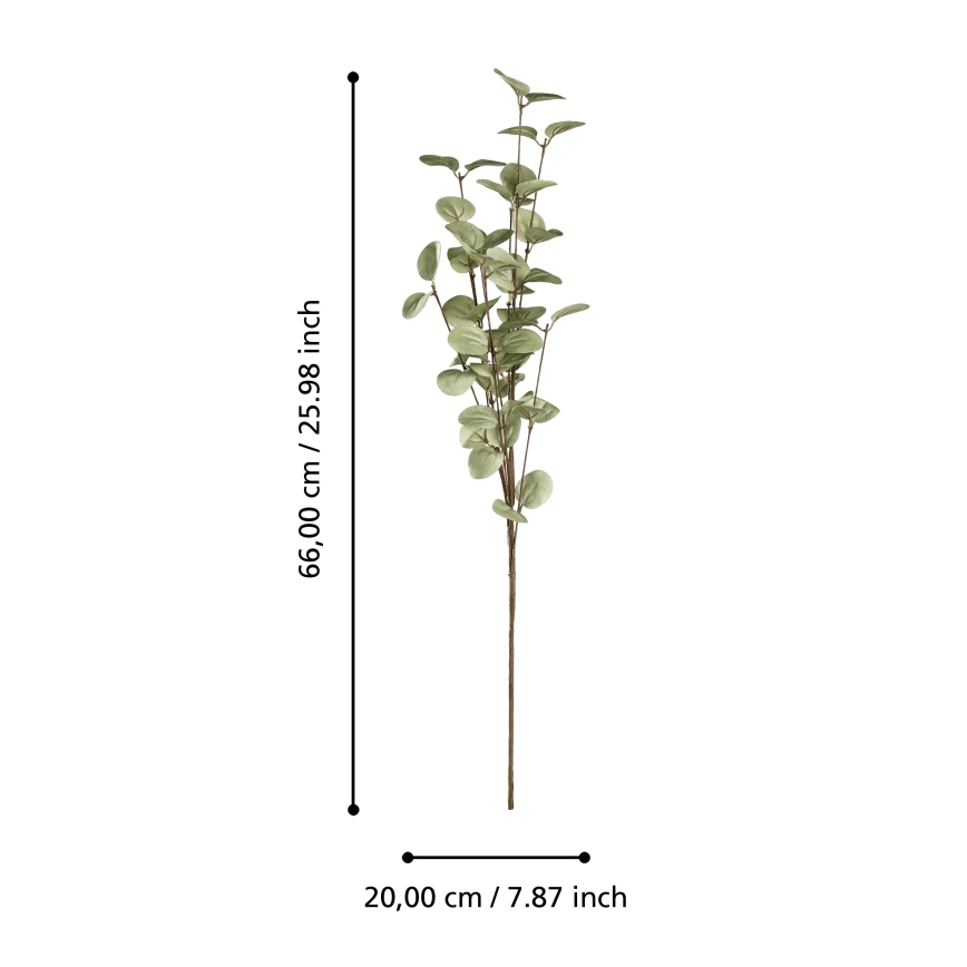 Eglo - Umetna roža 66 cm zelena