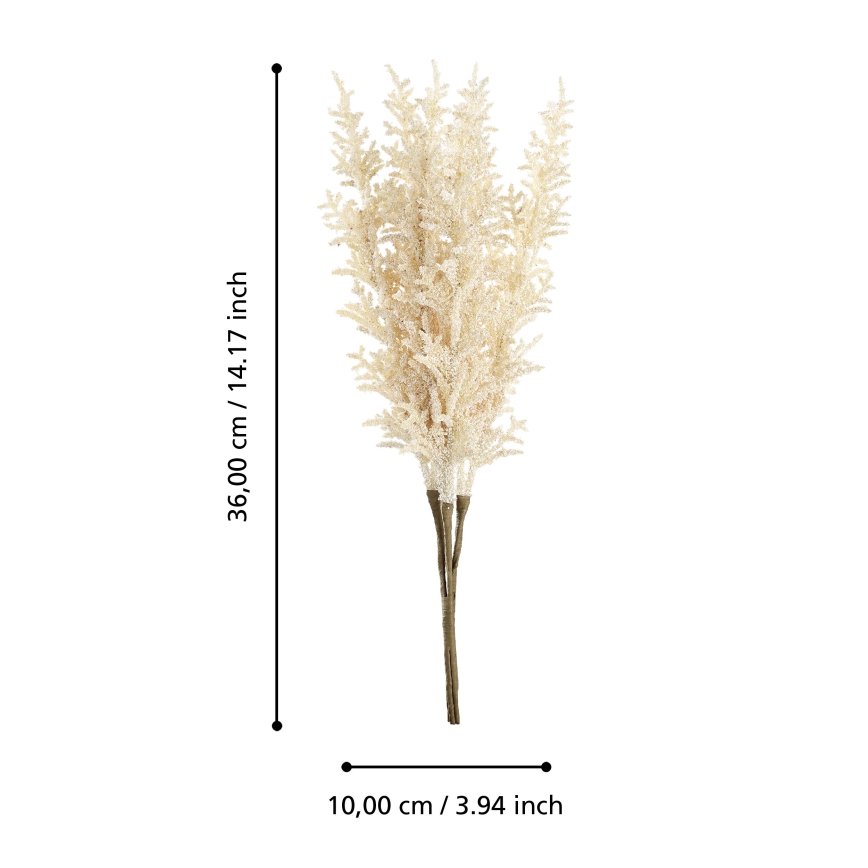 Eglo - Umetna roža 36 cm rumena