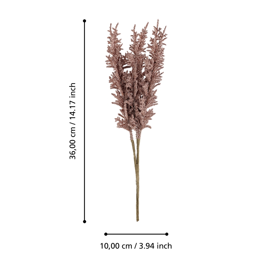 Eglo - Umetna roža 36 cm rdeča