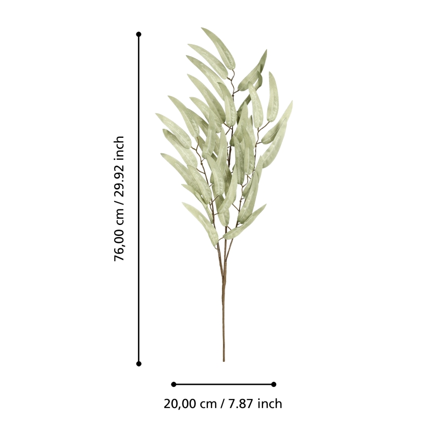 Eglo - Umetna roža 76 cm zelena