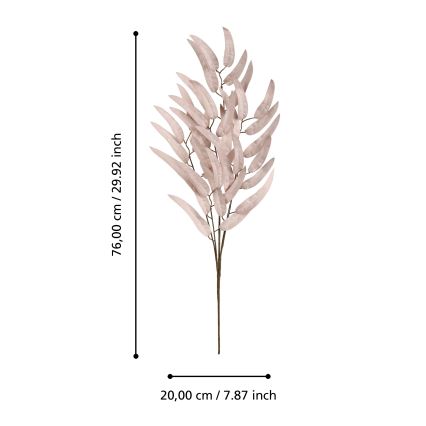 Eglo - Umetna roža 76 cm roza