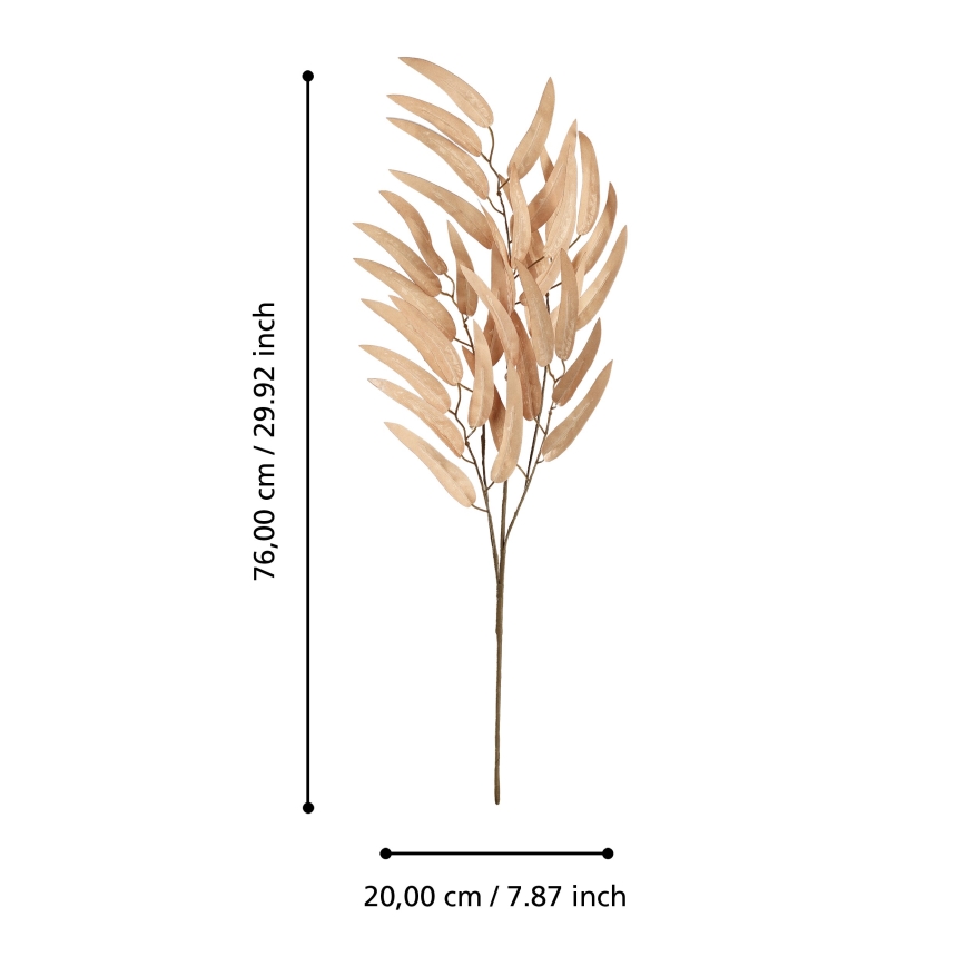 Eglo - Umetna roža 76 cm oranžna