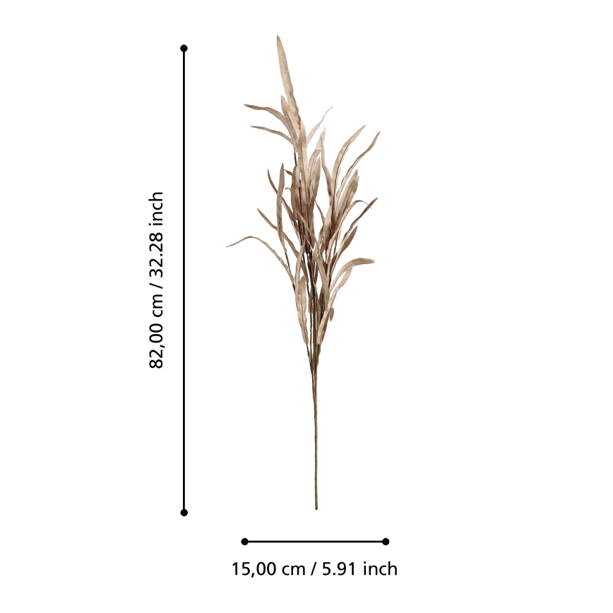 Eglo - Umetna roža 82 cm rjava