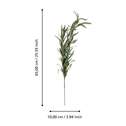 Eglo - Umetna roža 90 cm zelena