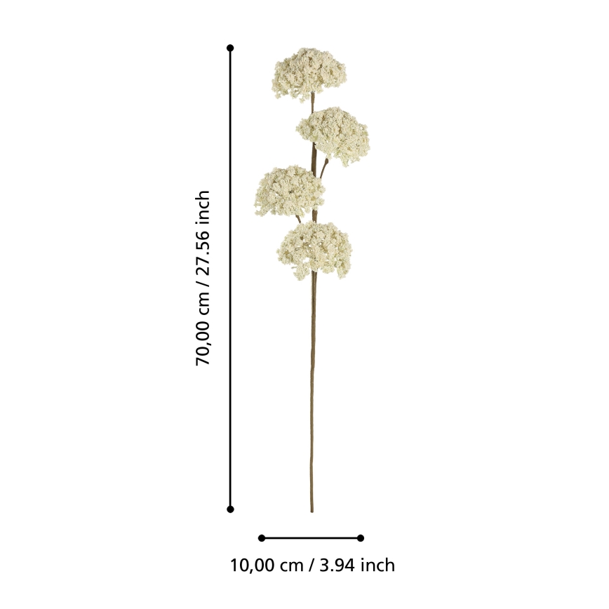 Eglo - Umetna roža 70 cm rumena