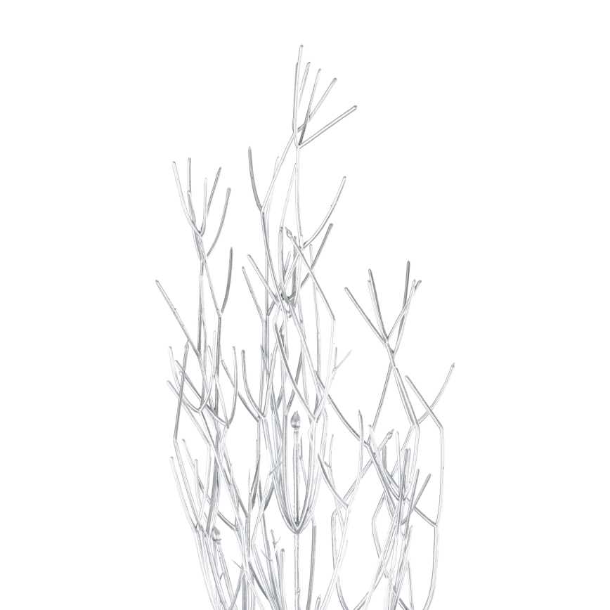 Eglo - Umetna roža 87,5 cm srebrna