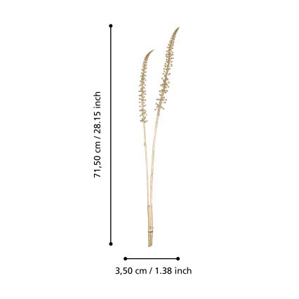 Eglo - Umetna roža 71,5 cm zlata