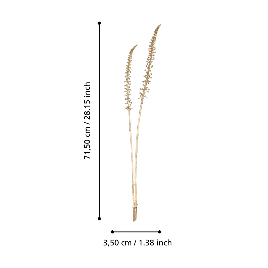 Eglo - Umetna roža 71,5 cm zlata