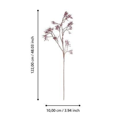 Eglo - Umetna roža 122 cm vijolična
